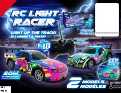 TÉLÉGUIDÉ - VOITURE DE COURSE LUMINEUSE (ÉCHELLE 1:22) ASST